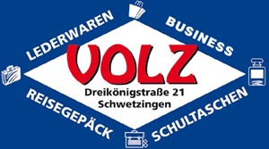 Logo VOLZ Schwetzingen - Lederwaren, Parfümerie, Reisegepäck, Schultaschen